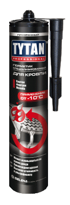 Герметик специализированный для Кровли прозрачный Tytan Professional 310 мл 
