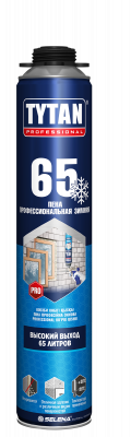 Пена профессиональная  65 О2 зимняя (-20⁰C) Tytan Professional 750 мл.
