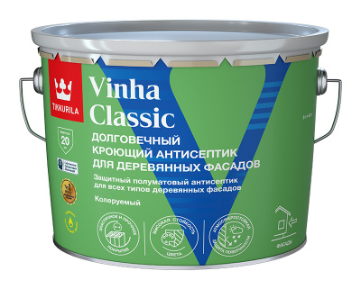 Антисептик кроющий VINHA CLASSIC VVA п/мат 9л