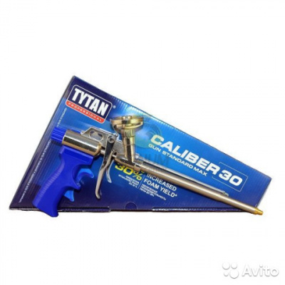 Пистолет для пены Caliber 30 на блистере с гравировкой Tytan Professional 