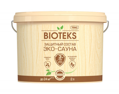 Защитный Cостав Эко-Сауна BIOTEKS п/мат 2,0л