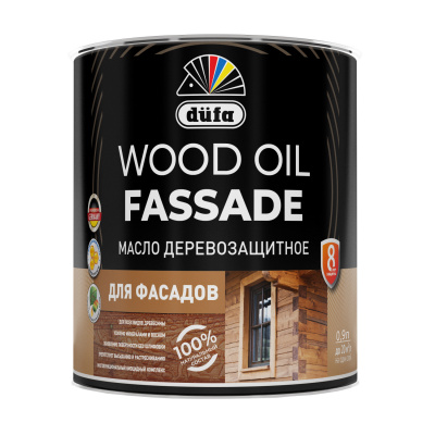 Dufa Масло Wood OIL Fassade серый  0,9л