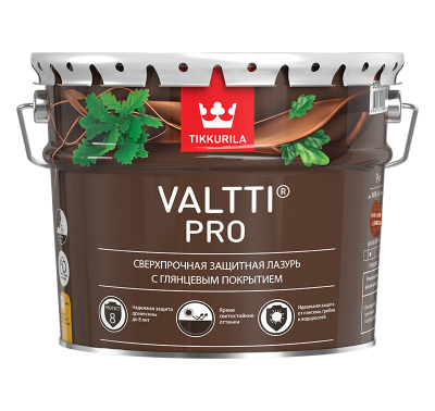Антисептик VALTTI PRO красное дерево 9 л  (лессирующий антисептик)