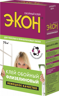 Клей обойный Экон Флизелиновый 200 гр.