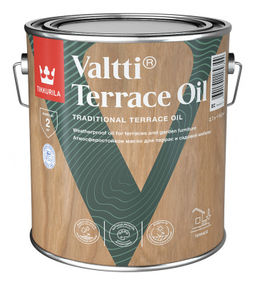 Масло для террас VALTTI TERRACE OIL EC 2,7 л (масло для дерева) 