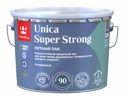 Лак универсальный UNICA SUPER STRONG EP в/гл 9л