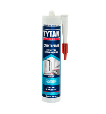 Герметик Силиконовый Санитарный белый Tytan Professional 280 мл  71552/17438