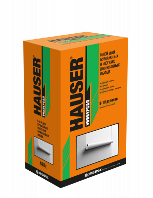 Клей для бумажных обоев Hauser 400 гр.