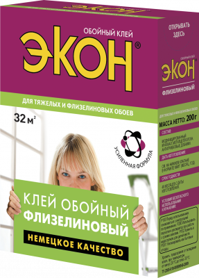 Клей обойный Экон Флизелиновый 200 гр.